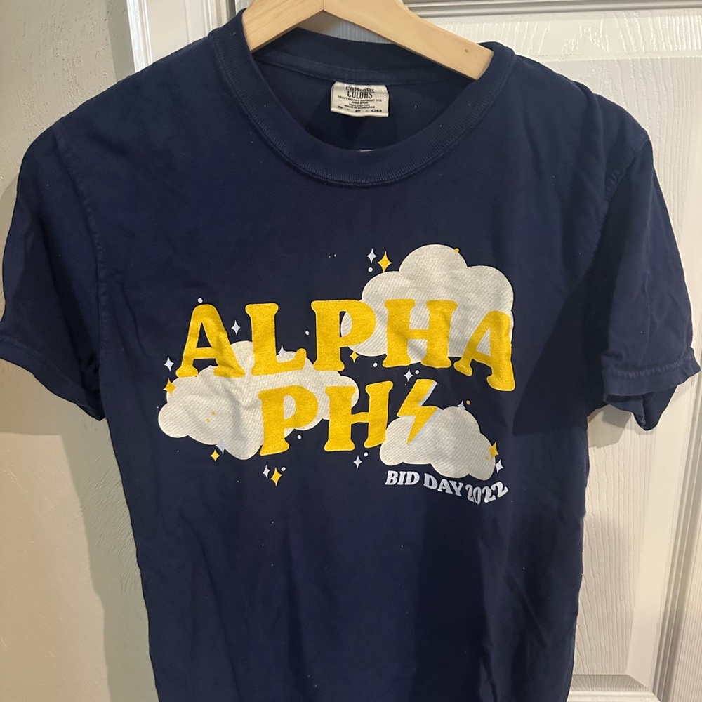 Alpha Phi Navy Tshirt